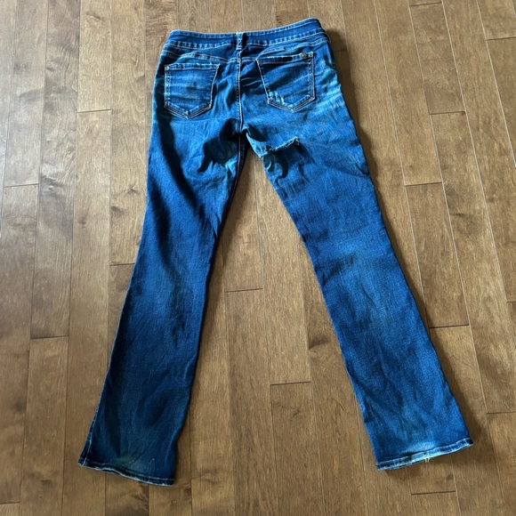 👛(ANY 2/$30) SILVER JEANS Elyse Slim Bootcut Distressed/Ripped 29 x 33 - Picture 3 of 8
